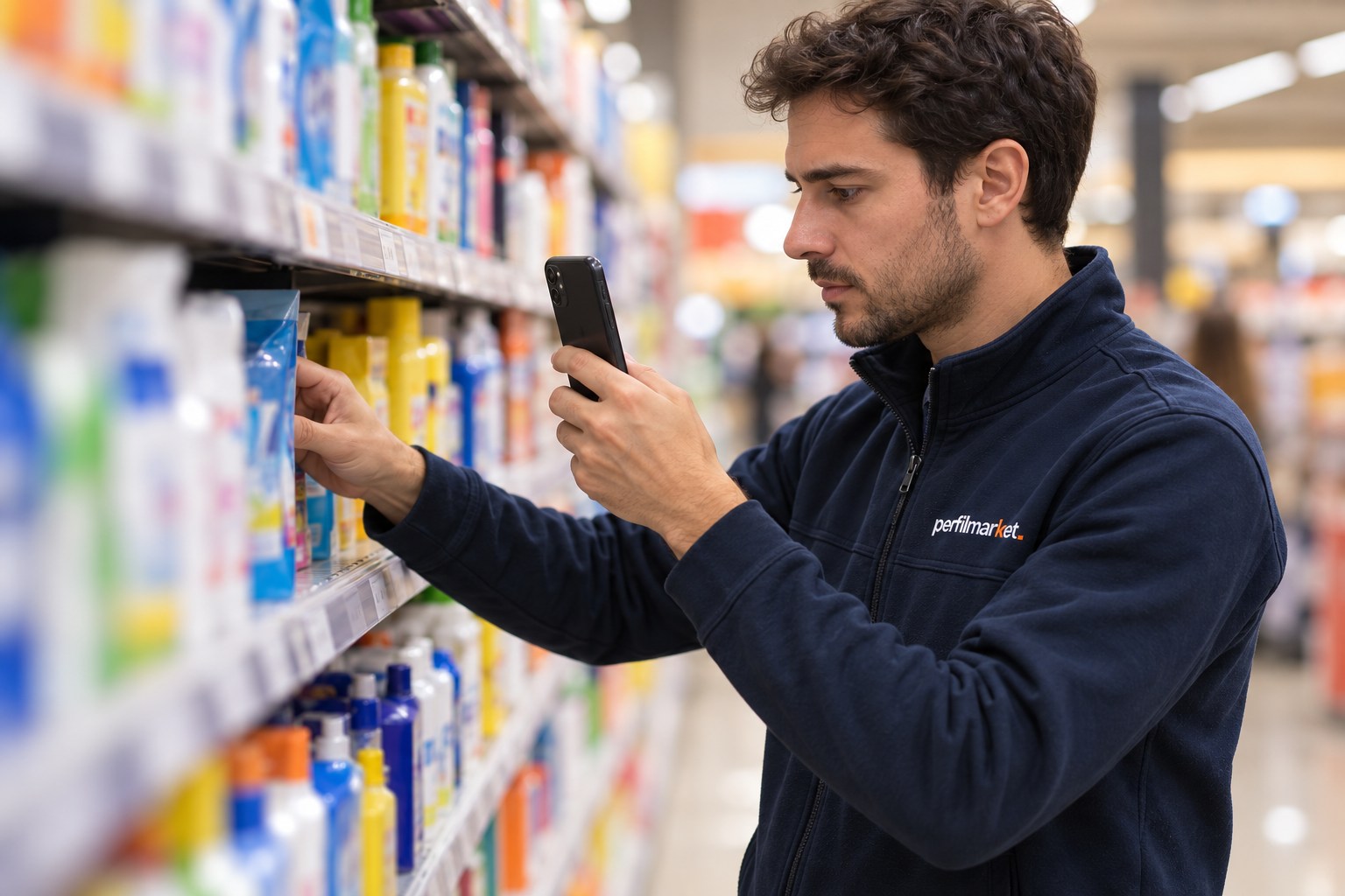 Reposición de productos refrigerados en el punto de venta
